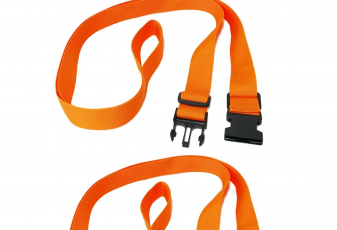 RORAIMA Adjustable Handle Straps 6 ft up to 12 ft 1.5 inch Wide Nylon Fabric 2 Pcs/set color Orange 